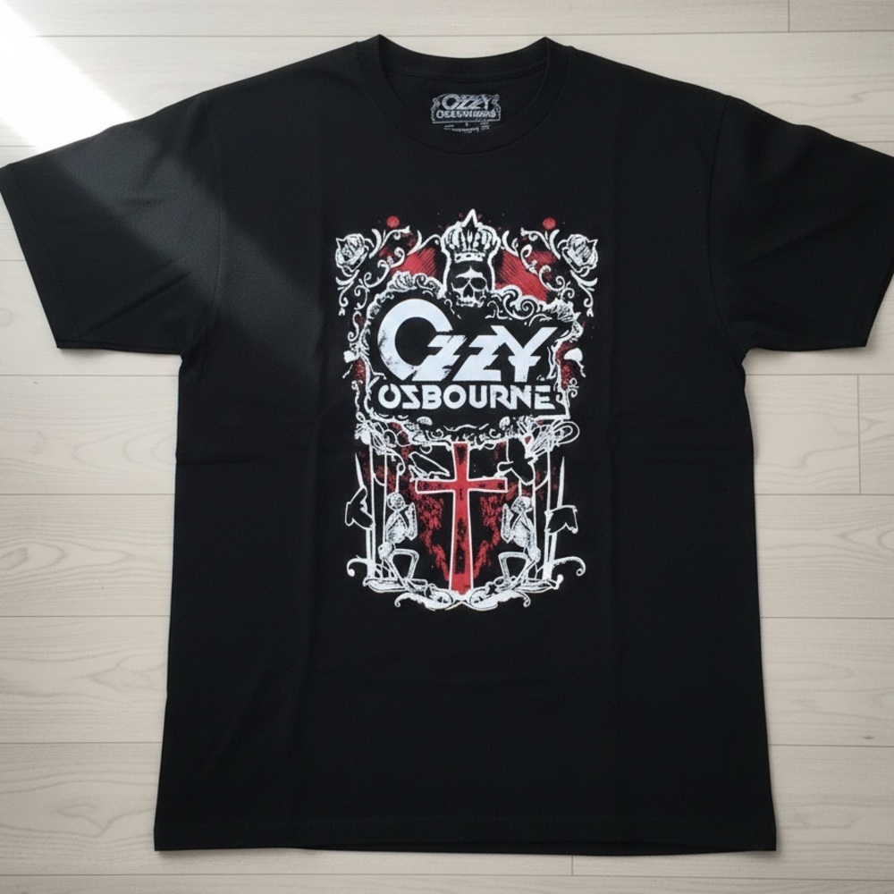 Ozzy Osbourne Crowned Skull Graphic Band Tee Black 3XL unisex NWT XXXL